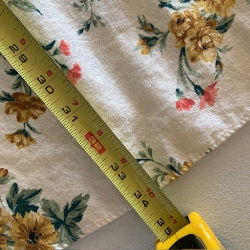 Old Navy Floral Country Cowgirl Dress M Western Prairie Linen‎ Rayon Boho EUC - Picture 12 of 12